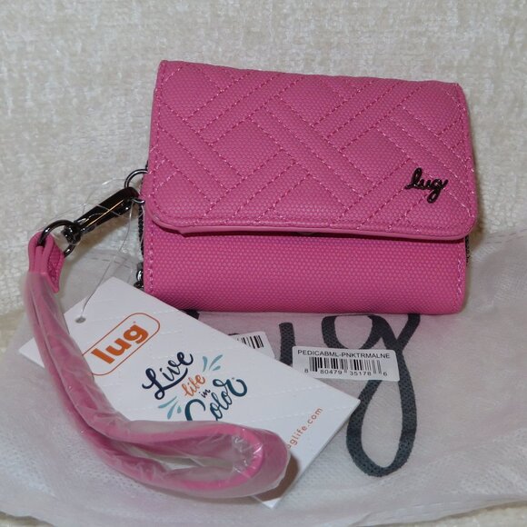 Lug Pedicab Matte Luxe VL RFID Wallet Wristlet BNWT - Picture 2 of 8